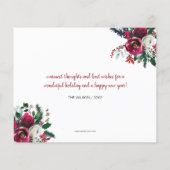 Cartes de Noël à petit budget Clé Nous avons démén (Dos)