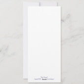 Cartes de Noël à plat Chickadees Party (Dos)