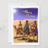 Cartes de Noël à trois hommes sages (Devant)
