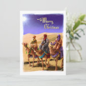 Cartes de Noël à trois hommes sages (Debout devant)