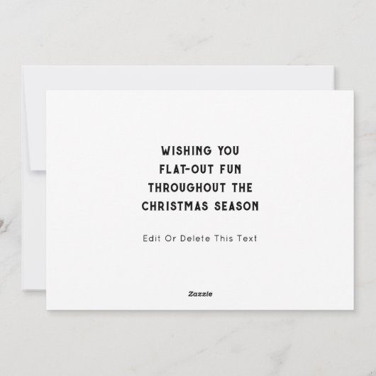 Cartes de Noël à vélo (Dos)