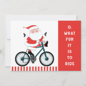 Cartes de Noël à vélo (Devant)