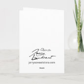 Cartes de Noël Alien Père Noël (Dos)