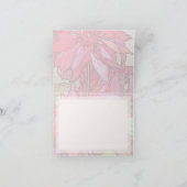 Cartes de Noël Alphonse Mucha Poinsettias (Intérieur)