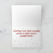 Cartes de Noël amusantes : Idée Jolly (Intérieur)
