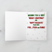 Cartes de Noël amusantes : Importance des tailles (Intérieur)