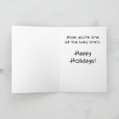 Cartes de Noël amusantes : Naughty et Nice (Intérieur)