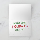 Cartes de Noël amusantes : Post en ligne (Intérieur)