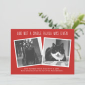 Cartes de Noël amusantes pour les propriétaires de (Debout devant)