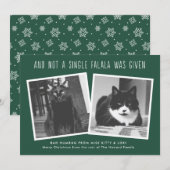 Cartes de Noël amusantes pour les propriétaires de (Devant / Derrière)