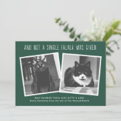 Cartes de Noël amusantes pour les propriétaires de (Debout devant)