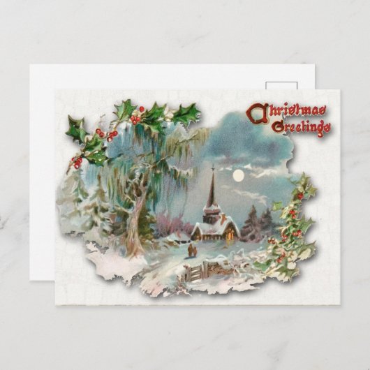 Cartes de Noël anciennes (Devant / Derrière)