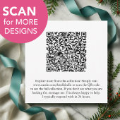 Cartes de Noël Aquarelle colorée Poinsettia