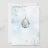 Cartes de Noël aquarelle hivernale rustique tradit (Dos)