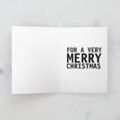 CARTES DE NOËL ART FILLE GROSSES FESSES (Intérieur)