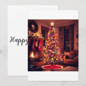 cartes de Noël artisanales (Devant / Derrière)