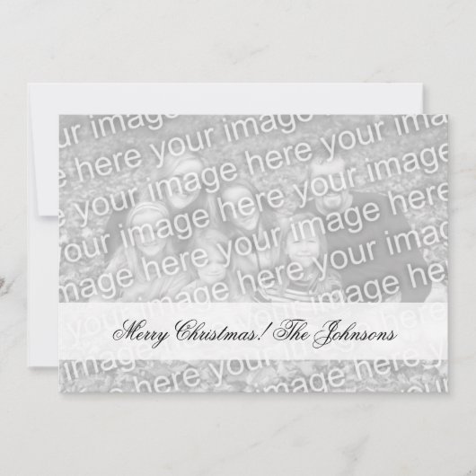 Cartes de Noël avec deux images (Devant)