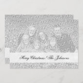 Cartes de Noël avec deux images (Devant / Derrière)