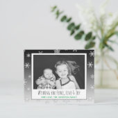 Cartes de Noël avec photo vous souhaitant Paix, Am (Debout devant)