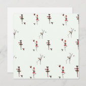  Cartes de Noël Ballet (Devant / Derrière)