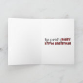 Cartes de Noël Beary mignonne (Intérieur)