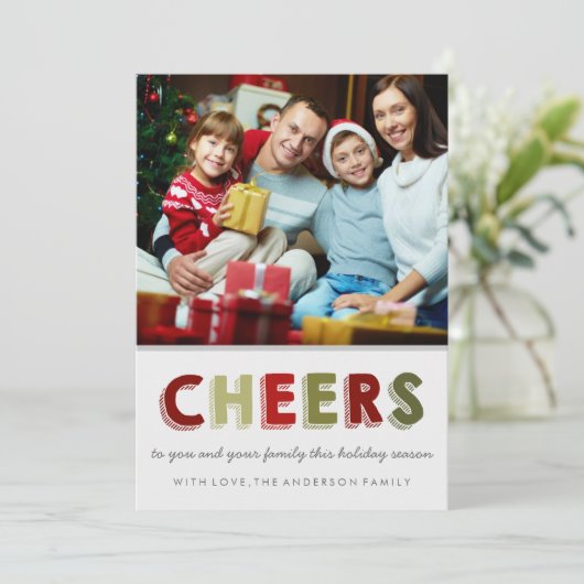 Cartes de Noël | CARTE DE FIN DE ANNÉE (Debout devant)