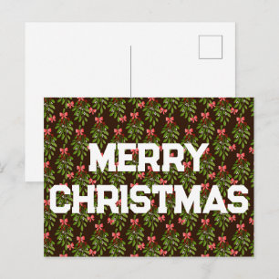 Cartes de Noël - Carte postale de vacances
