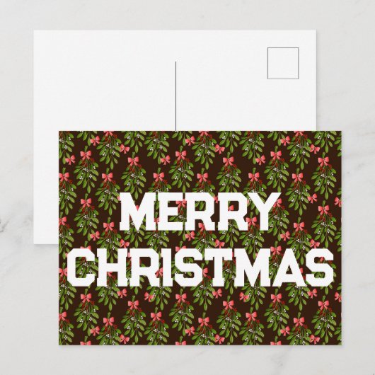 Cartes de Noël - Carte postale de vacances (Devant / Derrière)