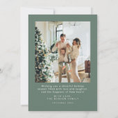 Cartes de Noël | Cartes de fin de année photo mini (Dos)