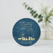 Cartes de Noël Cercle Nativité (Debout devant)