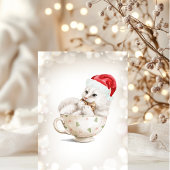 Cartes de Noël chats mignonnes 3