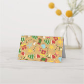 Cartes de Noël chaudes pour la décoration de table (Dos)