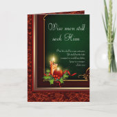 Cartes de Noël chrétiennes élégantes (Devant)