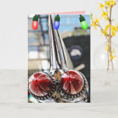 CARTES DE NOËL CLASSIQUES POUR VOITURE CADDY (Fleur jaune)