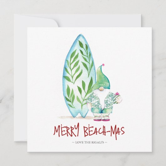 Cartes de Noël côtières (Devant)