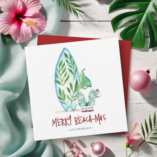 Cartes de Noël Côtières Mignonnes