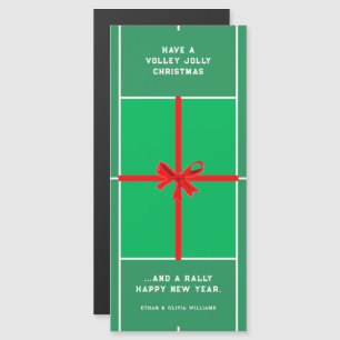 Cartes de Noël créatives de tennis