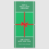 Cartes de Noël créatives de tennis (Devant)