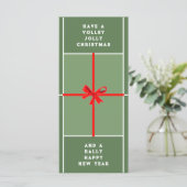 Cartes de Noël créatives de tennis (Debout devant)