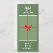 Cartes de Noël créatives de tennis (Devant)