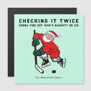 Cartes de Noël créatives pour le hockey