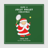 Cartes de Noël Créatives Tennis (Devant)