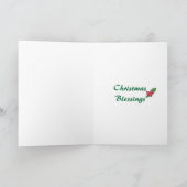 Cartes de Noël d'alpaga (Intérieur)