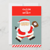 Cartes de Noël de baseball (Devant)