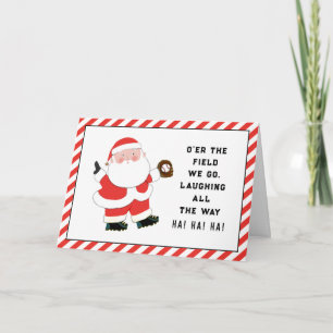 Cartes de Noël de baseball amusantes