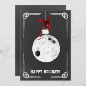 cartes de Noël de bowboard (Devant / Derrière)