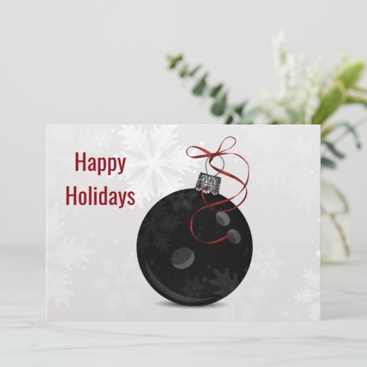 cartes de Noël de bowling (Debout devant)