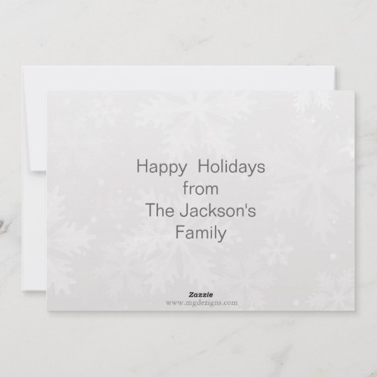 cartes de Noël de bowling (Dos)