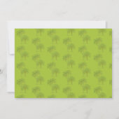 Cartes de Noël de caravane de camping tropical (Dos)