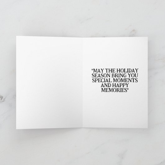 cartes de noël de chat noir (Intérieur)